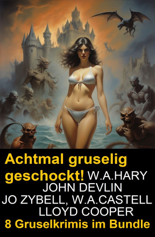 John Devlin, W. A. Hary, Jo Zybell, Lloyd Cooper, W. A. Castell: Achtmal gruselig geschockt! 8 Gruselkrimis im Bundle