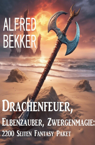 Alfred Bekker: Drachenfeuer, Elbenzauber, Zwergenmagie: 2200 Seiten Fantasy Paket