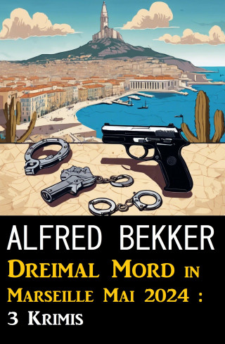 Alfred Bekker: Dreimal Mord in Marseille Mai 2024 : 3 Krimis