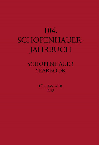 104. Schopenhauer Jahrbuch
