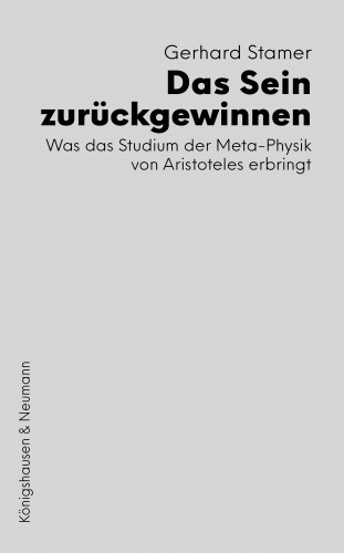 Gerhard Stamer: Das Sein zurückgewinnen