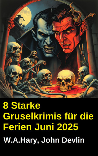 W. A. Hary: 8 Starke Gruselkrimis für die Ferien Juni 2025