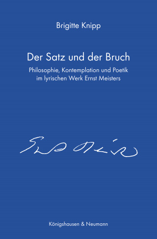 Brigitte Knipp: Der Satz und der Bruch