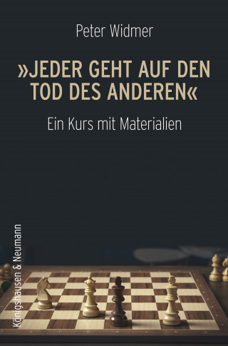 Peter Widmer: »Jeder geht auf den Tod des Anderen«