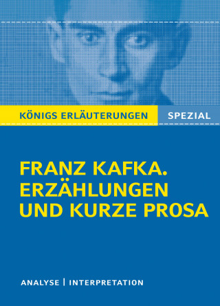 Kai Schröter: Franz Kafka. Erzählungen und kurze Prosa. Königs Erläuterungen Spezial.