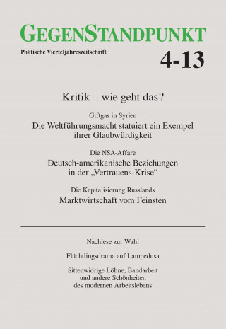GegenStandpunkt 4-13