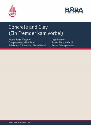 B. Parker, T. Moeller, G. Loose: Concrete and Clay (Ein Fremder kam vorbei)