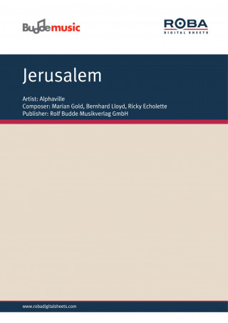 Marian Gold, Bernhard Lloyd, Ricky Echolette: Jerusalem