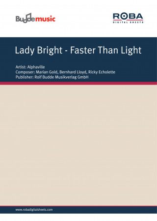 Marian Gold, Bernhard Lloyd, Ricky Echolette: Lady Bright - Faster Than Light