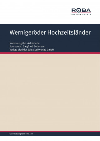 Siegfried Bethmann: Wernigeröder Hochzeitsländer