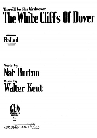Walter Kent, Nat Burton: The White Cliffs Of Dover
