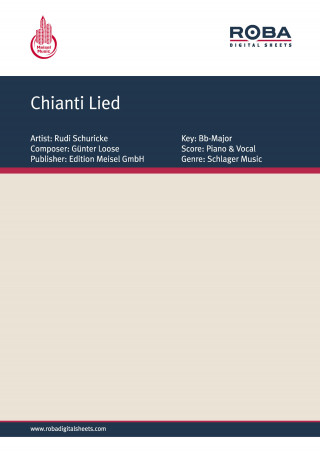 Gerhard Winkler, Ralph Maria Siegel: Chianti Lied