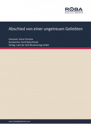 Gerd Natschinski, Johann Christian Günther: Abschied von einer ungetreuen Geliebten