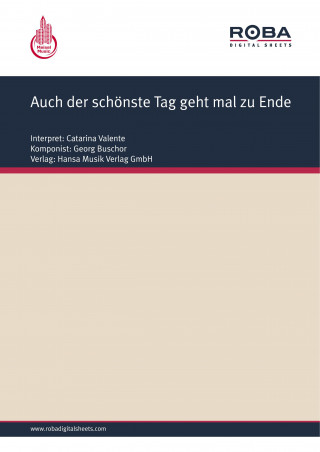 Christian Bruhn, Georg Buschor: Auch der schönste Tag geht mal zu Ende