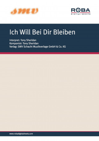 Hans-Georg Schindler, Ernst Bader, Tony Sheridan: Ich Will Bei Dir Bleiben