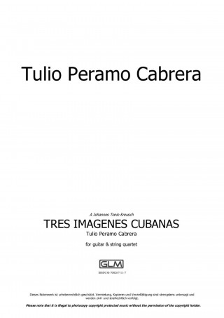 Tulio Peramo Cabrera: Tres Imágenes Cubanas