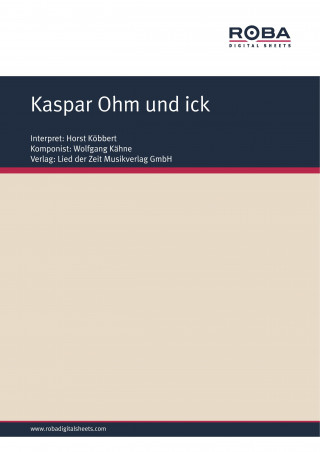 Wolfgang Kähne, Wolfgang Brandenstein: Kaspar Ohm und ick