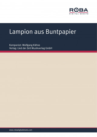 Wolfgang Kähne, Wolfgang Brandenstein: Lampion aus Buntpapier