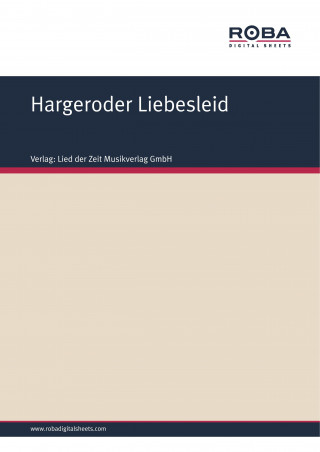 Volksweise: Hargeroder Liebesleid