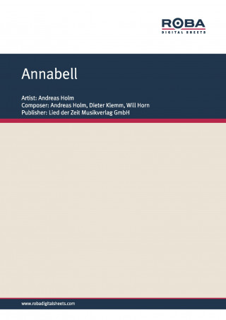 Dieter Klemm, Andreas Holm, Will Horn: Annabell