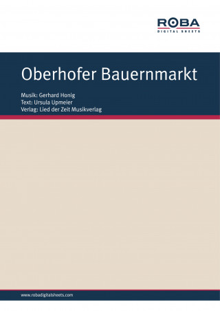Gerhard Honig, Ursula Upmeier: Oberhofer Bauernmarkt