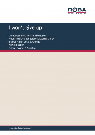 Johnny Thompson: I won't give up