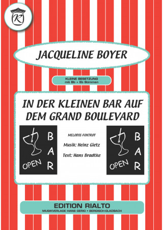 Heinz Gietz, Hans Bradtke: In der kleinen Bar auf dem Grand Boulevard