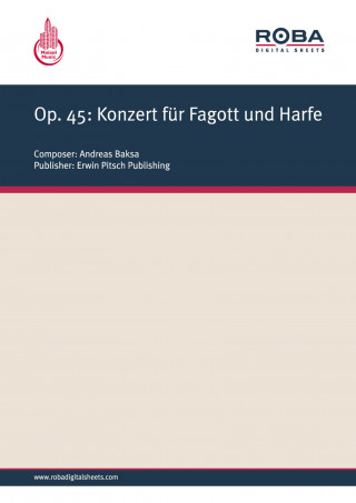 Andreas Baksa: Op. 45: Konzert für Fagott und Harfe