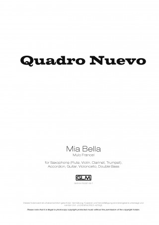 Mulo Francel: Mia Bella