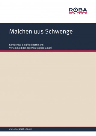 Siegfried Bethmann: Malchen uus Schwenge