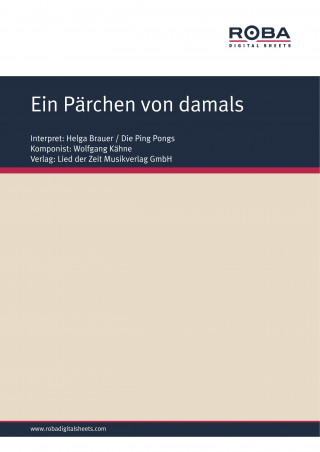 Wolfgang Kähne, Ursula Upmeier: Ein Pärchen von damals