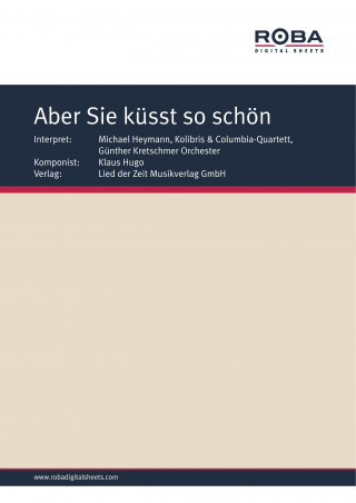 Bernhard Bohlke: Aber Sie küsst so schön