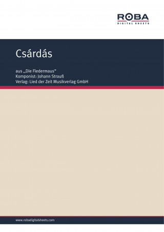 Johann Strauß, Richard Genée, Karl Haffner: Csárdás