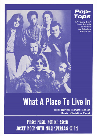 Burton Richard Senior, Christine Essel: What A Place to Live in