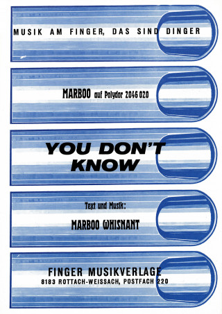 Marboo Whisnant: You don't know
