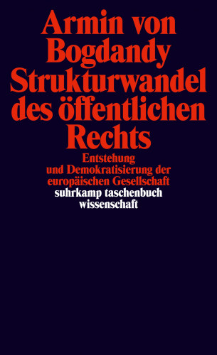 Armin von Bogdandy: Strukturwandel des öffentlichen Rechts