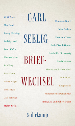 Carl Seelig: Briefwechsel