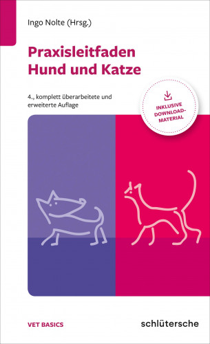 Dr. Jan-Peter Bach, Prof. Dr. Leo Brunnberg, Dr. Elena de Ferrari, Prof. Dr. Sandra Goericke-Pesch, Prof. Dr. Manfred Kietzmann, Prof. Dr. Reinhard Mischke, Dr. Johanna Rieder, Dr. Alexandra Schütter, Prof. Dr. med. Daniela Simon Betz, Prof. Dr. Veronika Stein, PhD, Christina Strube, Dr. Julia Tünsmeier, Dr. Martina van Suntum, Prof. Dr. Jürgen Zentek, Prof. Dr. Ingo Nolte: Praxisleitfaden Hund und Katze