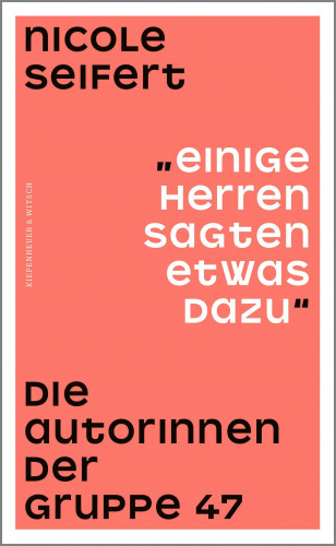 Nicole Seifert: "Einige Herren sagten etwas dazu"