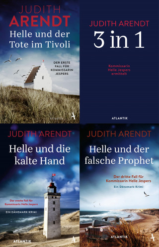 Judith Arendt: Kommissarin Jespers ermittelt in Helle und der Tote im Tivoli - Helle und die kalte Hand - Helle und der falsche Prophet