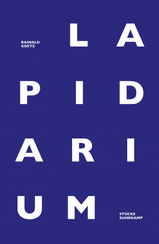 Rainald Goetz: Lapidarium