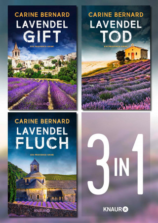 Carine Bernard: Die Lavendel-Morde Band 1-3. Das Provence-Krimi-Bundle