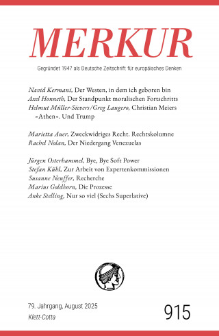 MERKUR 8/2025, Jg.79