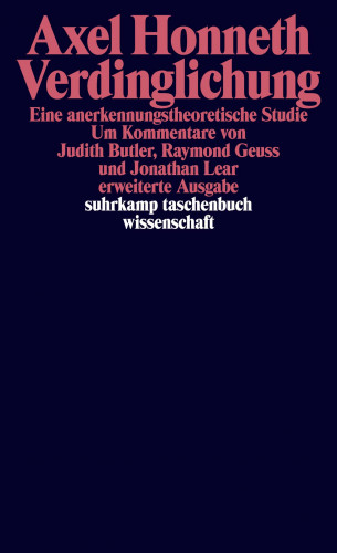 Axel Honneth: Verdinglichung