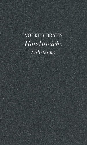 Volker Braun: Handstreiche