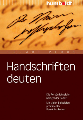 Dr. Helmut Ploog: Handschriften deuten