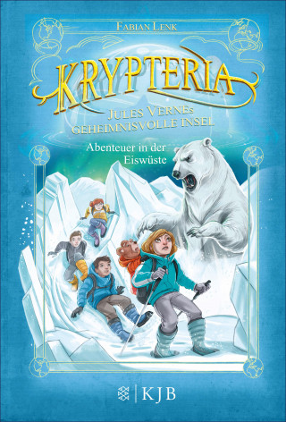 Fabian Lenk: Krypteria – Jules Vernes geheimnisvolle Insel. Abenteuer in der Eiswüste