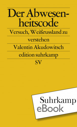 Valentin Akudowitsch: Der Abwesenheitscode