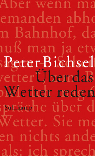Peter Bichsel: Über das Wetter reden