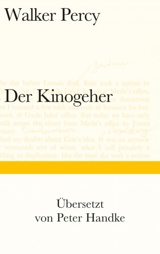 Walker Percy: Der Kinogeher